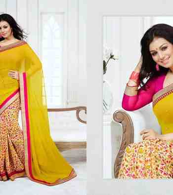 FAUX CHIFFON Saree
