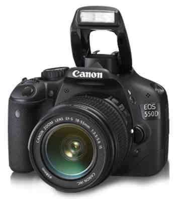 canonEOS550D Body with lens